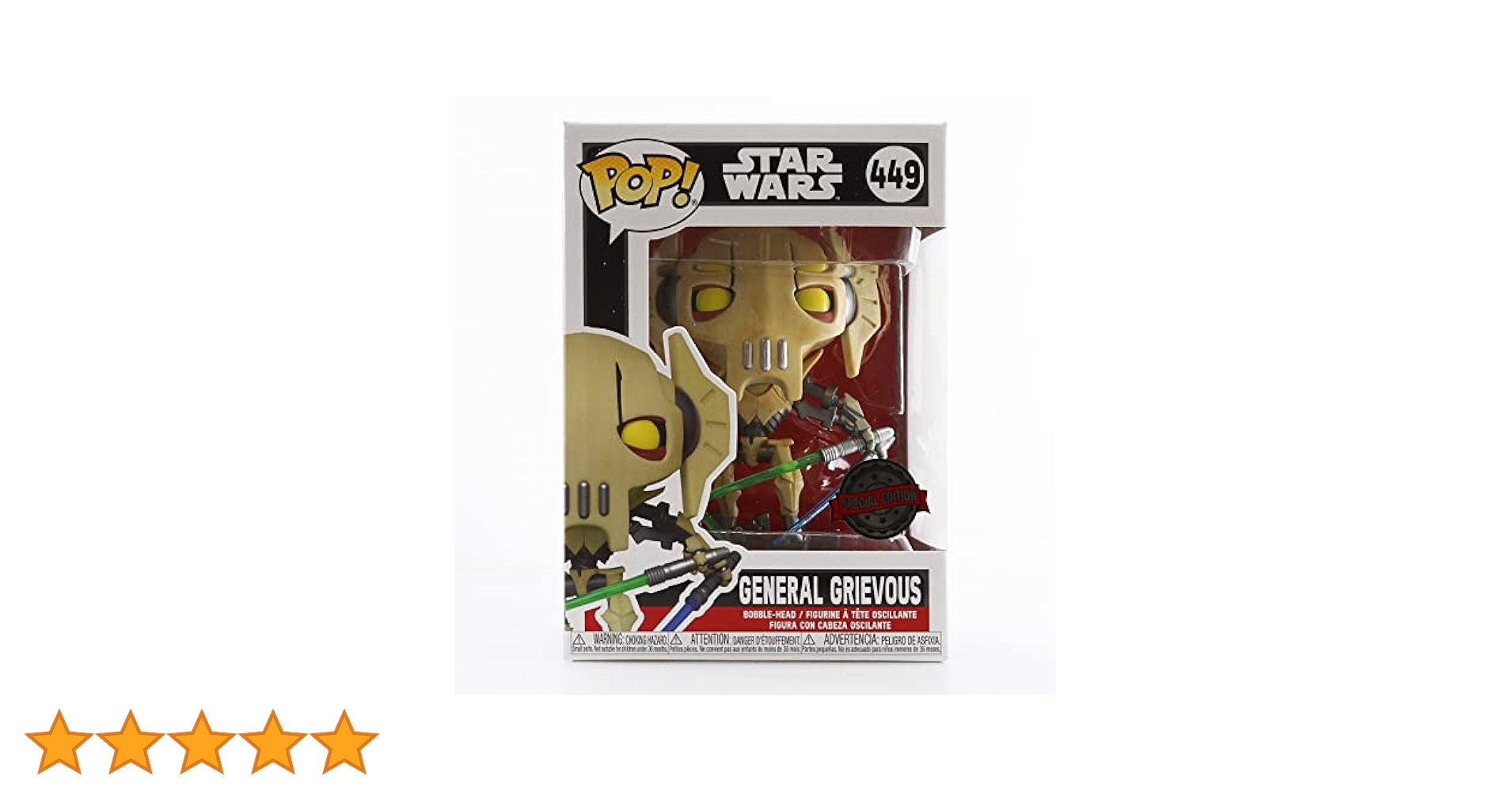 Amazon.co.jp: Funko Pop!スターウォーズジェネラルグリーヴァス